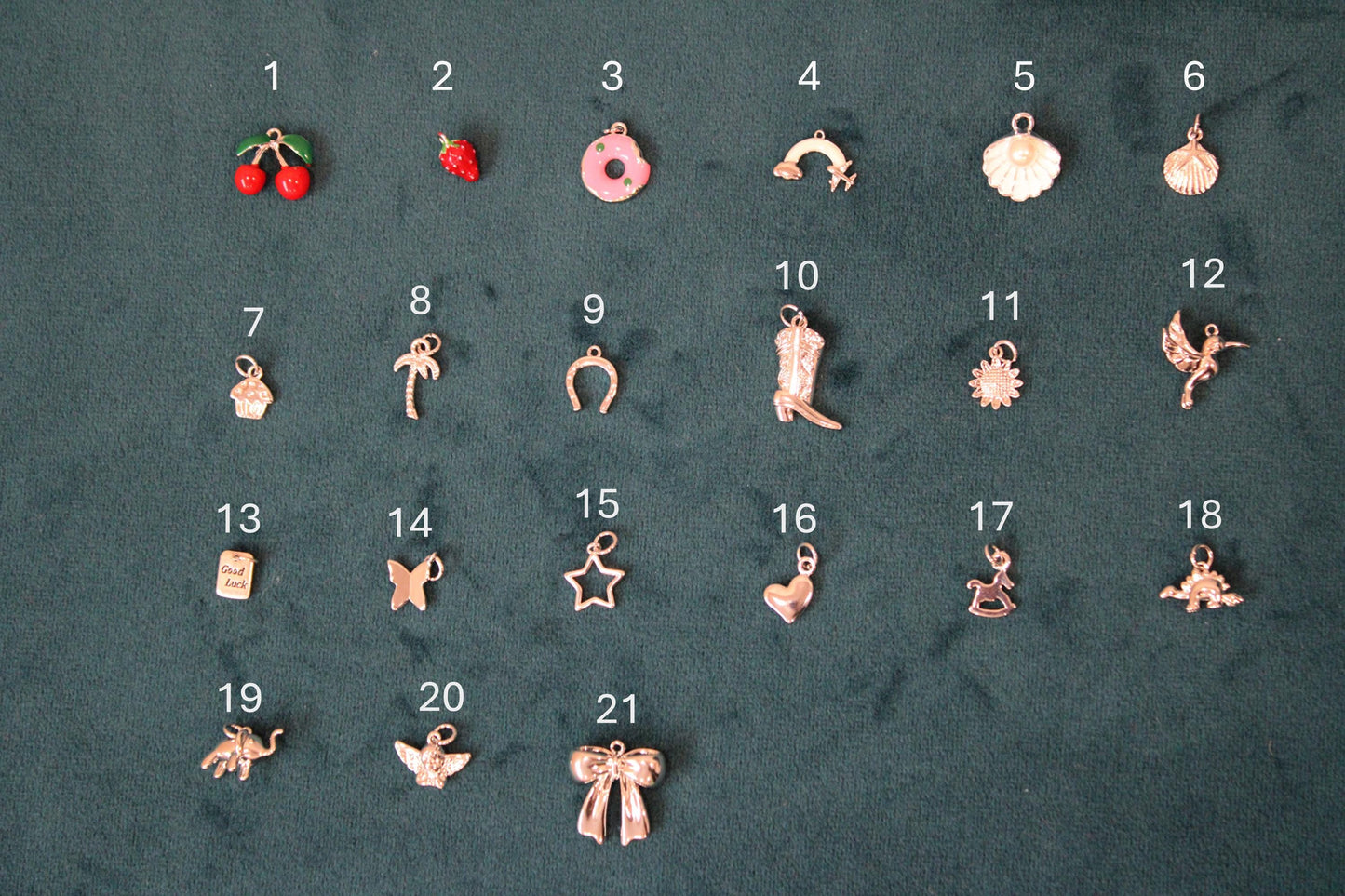 Silver 5 Charm Keepsake Bracelet | made with breastmilk, formula, or ashes