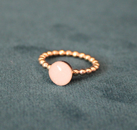 Gold Bubble Band Keepsake Ring | made with breastmilk, formula, or ashes