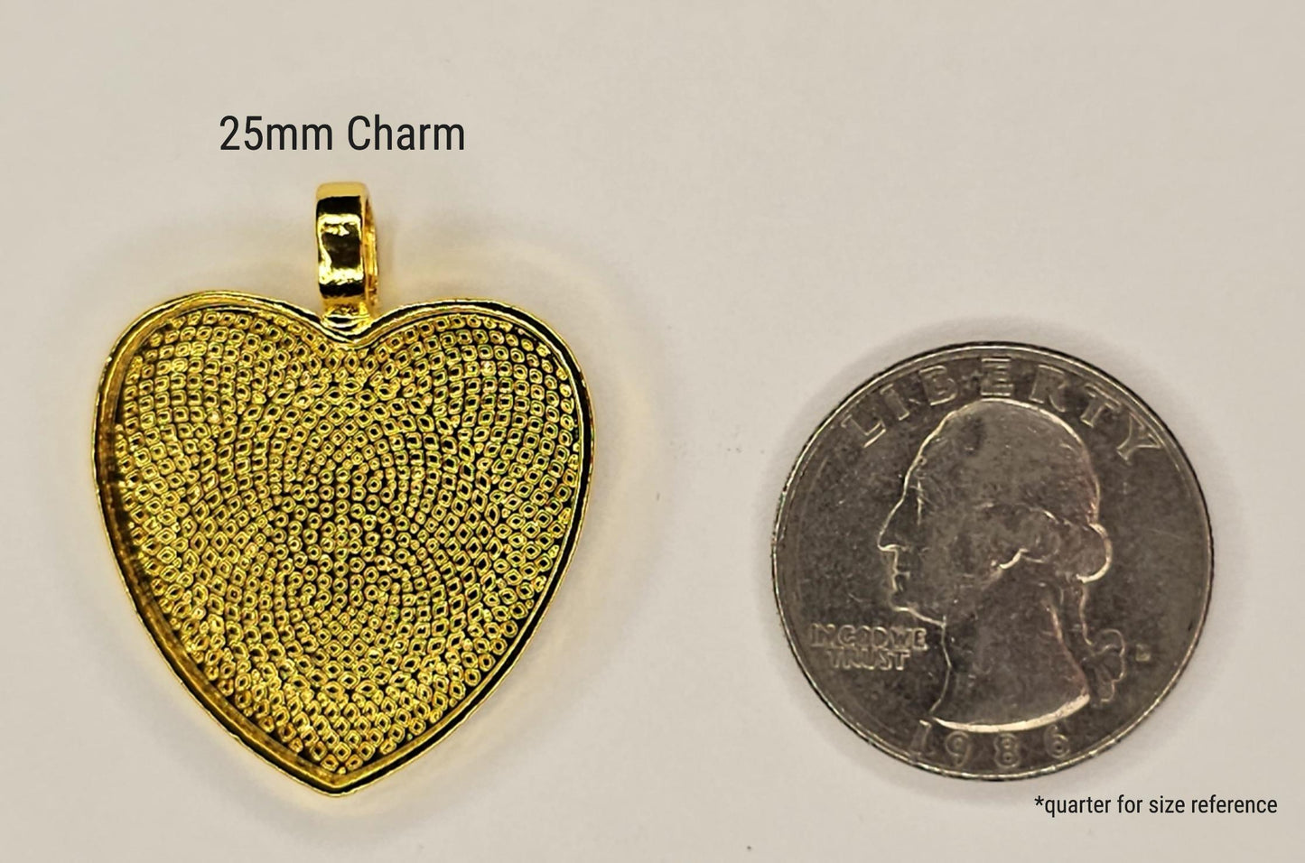 Large Heart 3 Charm Keepsake Necklace | made with breastmilk, formula, or ashes