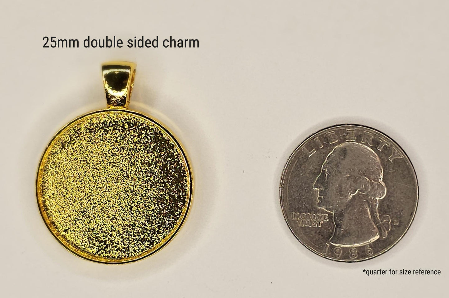 Large Circle 5 Charm Keepsake Necklace | made with breastmilk, formula, or ashes