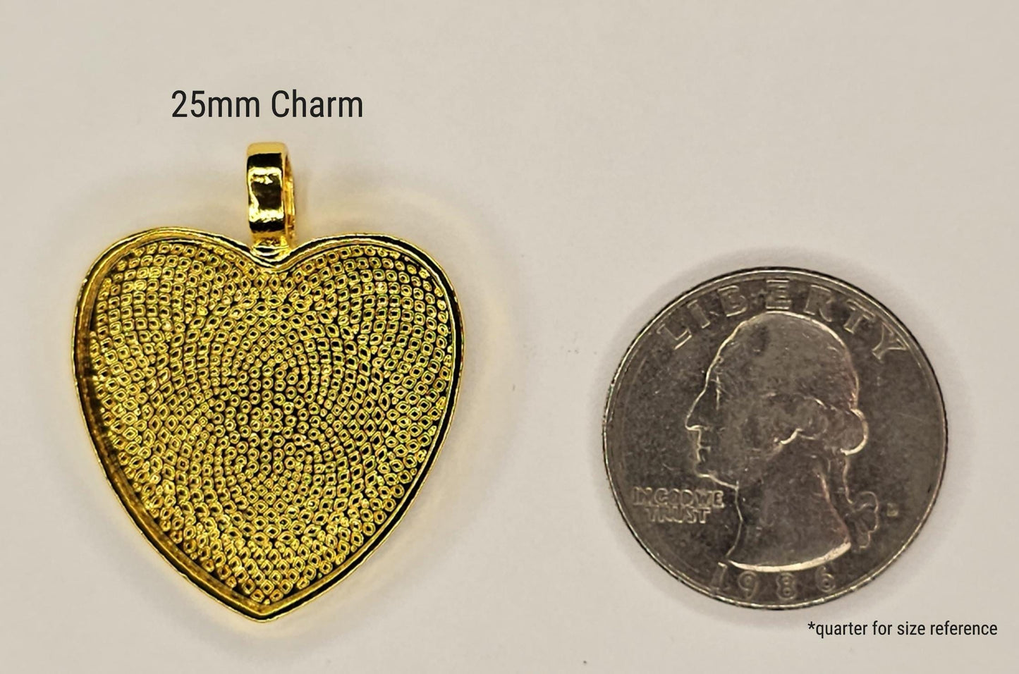 Large Heart 5 Charm Keepsake Necklace | made with breastmilk, formula, or ashes
