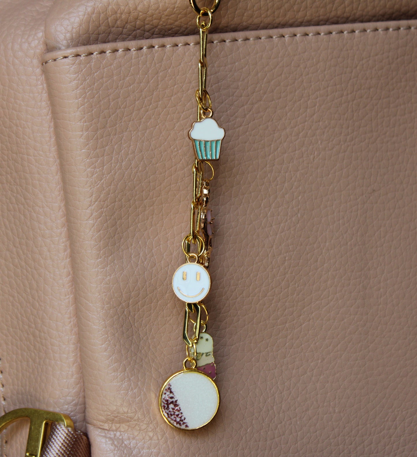 5 Charm Keepsake Bag Charm | made with breastmilk, formula, or ashes