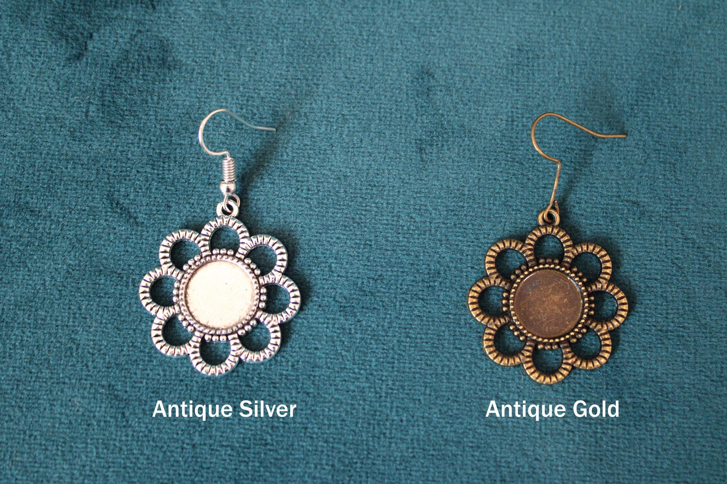Large Flower Earrings | made with breastmilk, formula, or ashes