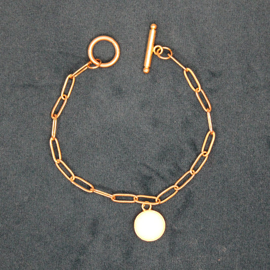 Single Charm Keepsake Bracelet | made with breastmilk, formula, or ashes